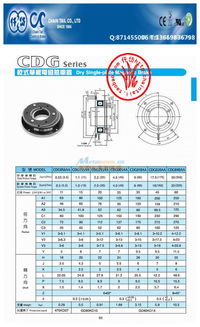 CDG 干式单板电磁刹车器 台湾仟岱